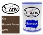 Preview: Kia, Russett Brown, AAW: 500ml Lackdose, von ATW Autoteile West.